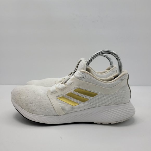 Adidas Edge Lux Bounce White Gold Women's Running Shoes EG1290 US Size 10 - Picture 2 of 8